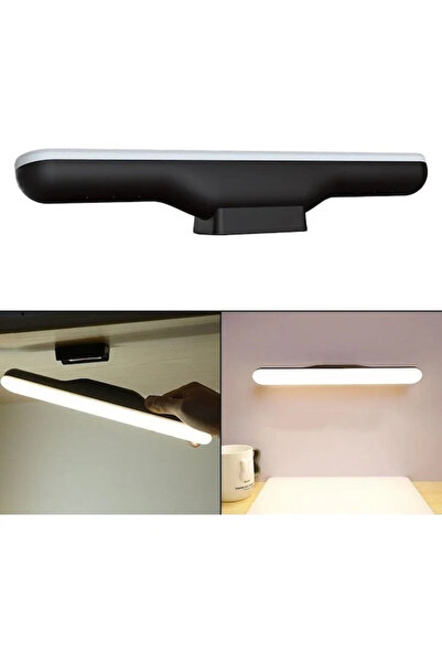 Cata CT-5249 6W Martı Siyah LED Aplik Şarjlı Dimmerli Dokunmatik 3 Işık Mod Lamba Kablosuz Mıknatısl