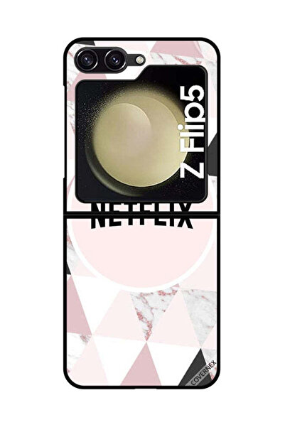 Covernex غطاء حماية لهاتف Samsung Galaxy Z Flip 5 مع خلفية Netflix