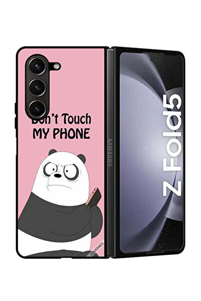 Covernex غطاء حماية لهاتف سامسونج جالاكسي زد فولد 5 - لا تلمس هاتفي باندا