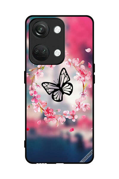 Covernex غطاء حماية لهاتف OnePlus Nord 3 5G بتصميم فراشة وحلقات زهور