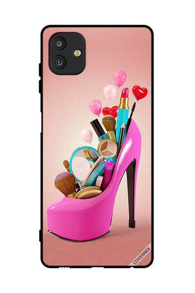 Covernex Protective Case Cover For Samsung Galaxy M13 5G Shoe With Makeup Items