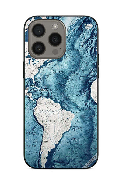 Covernex غطاء حماية لهاتف Apple iPhone 15 Pro Max - رسم خريطة