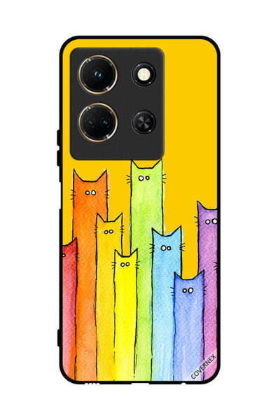 Covernex غطاء حماية لهاتف Infinix Note 30 بتصميم دمية قطة