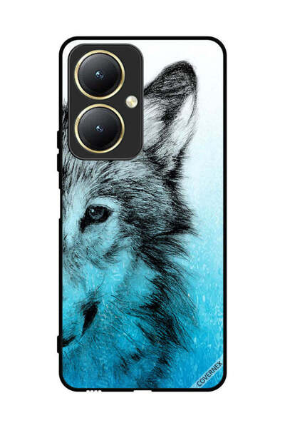 Covernex غطاء حماية لهاتف فيفو Y27 4G بتصميم نصف وجه ذئب