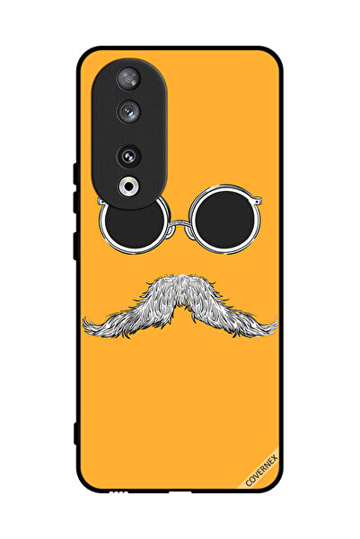 Covernex غطاء حماية لهاتف Honor 90 مع نظارات وفن الشارب