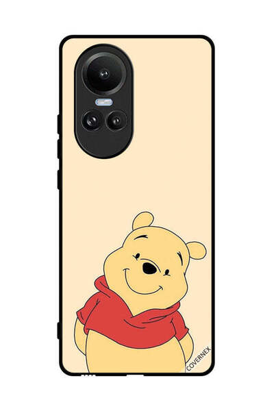 Covernex غطاء حماية لهاتف Oppo Reno10 Pro - الدب في وضع السعادة