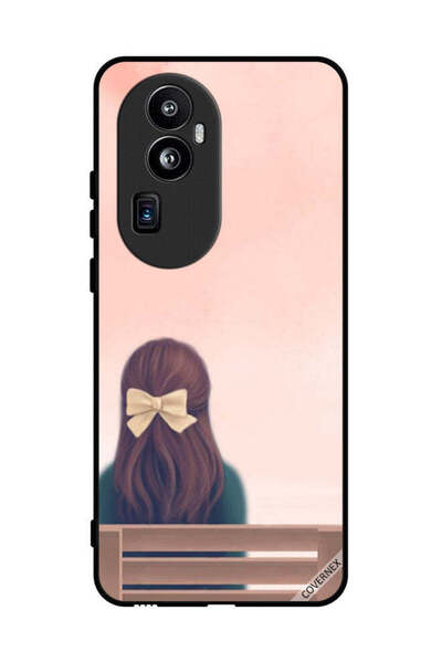 Covernex غطاء حماية لهاتف Oppo Reno 10 Pro Plus فتاة لطيفة وحيدة