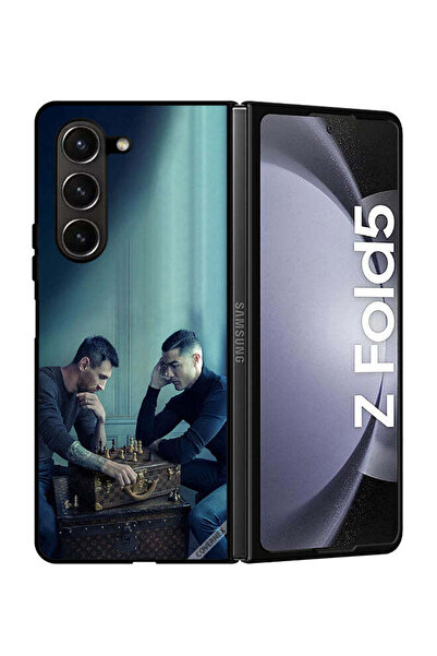 Covernex غطاء حماية لهاتف سامسونج جالاكسي زد فولد 5 ميسي ضد رونالدو يلعبان ال...