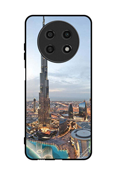 Covernex غطاء حماية لهاتف هواوي نوفا واي 91 منظر جميل لوسط مدينة دبي