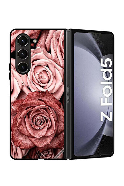 Covernex غطاء حماية لهاتف سامسونج جالاكسي زد فولد 5 - زهور الخوخ