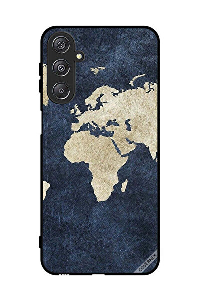 Covernex Protective Case Cover For Samsung Galaxy M34 5G Map On Jeans Pattern