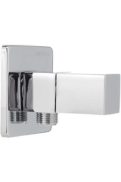 Mena Rise Şirinshop A45232 Square Intermediate Faucet, 65 X 65 mm Square Rosette Included in the Product, Chrome 1108107