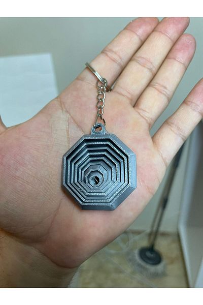 3dmakers Fidget Keychain – Stress Relief Practical Figet Toy |   3D Printing Portable Design