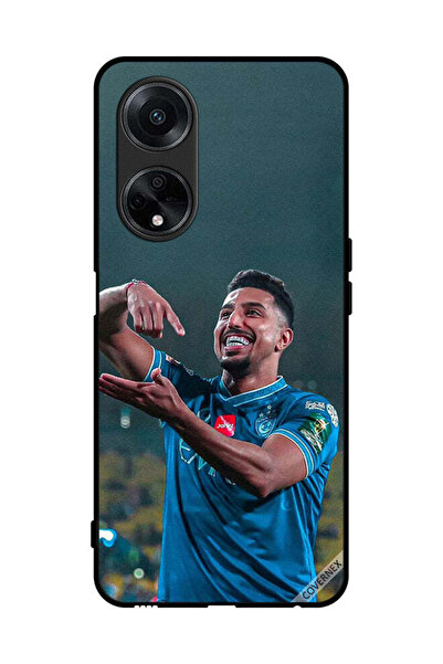 Covernex غطاء حماية لهاتف أوبو F23 5G سالم الدوسري يحمل كرة قدم