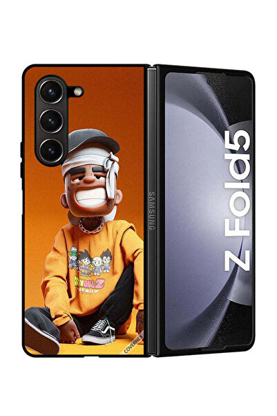 Covernex غطاء حماية لهاتف سامسونج جالاكسي زد فولد 5 - رسمة فتى متعب مصاب