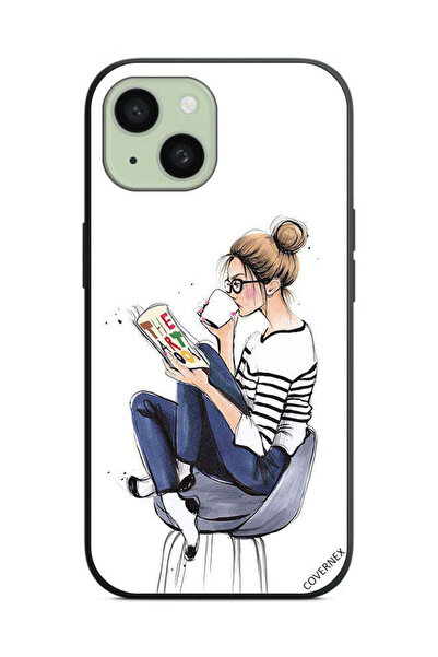 Covernex غطاء حماية لهاتف Apple iPhone 15 Plus - قراءة كتاب الفن