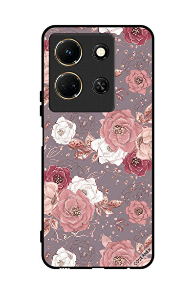 Covernex غطاء حماية لهاتف Infinix Note 30 بخلفية زهرية