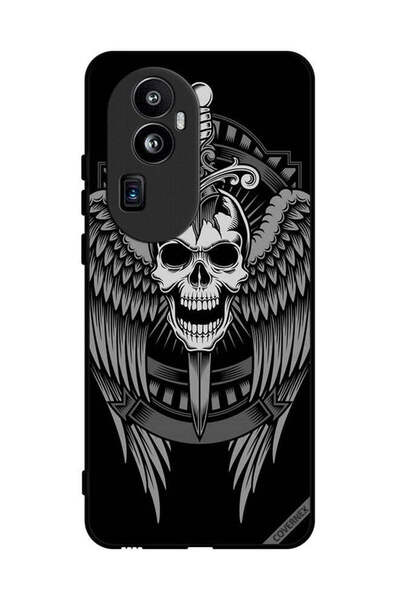 Covernex غطاء حماية لهاتف Oppo Reno 10 Pro Plus جمجمة بأجنحة نسر