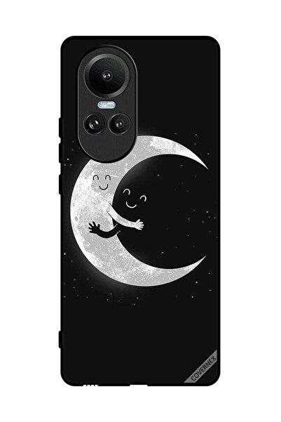 Covernex غطاء حماية لهاتف Oppo Reno10 عناق القمر والسماء المظلمة