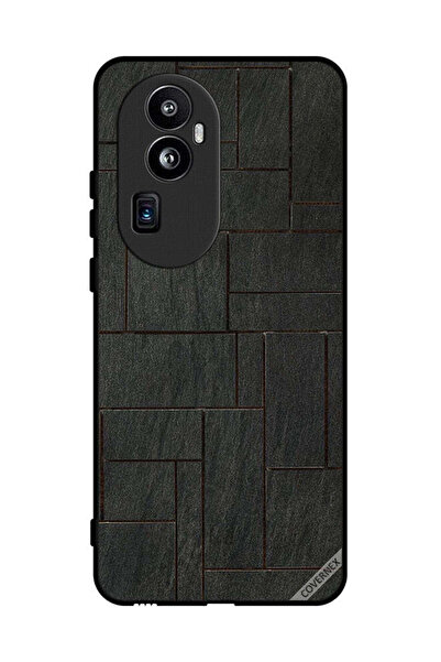 Covernex غطاء حماية لهاتف Oppo Reno 10 Pro Plus بنمط جدار حجري
