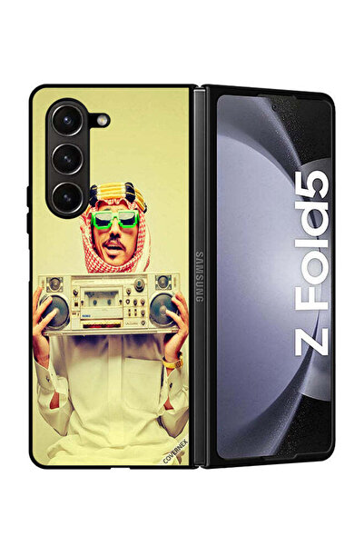 Covernex غطاء حماية لهاتف سامسونج جالاكسي زد فولد 5 يحمل جهاز موسيقى عتيق