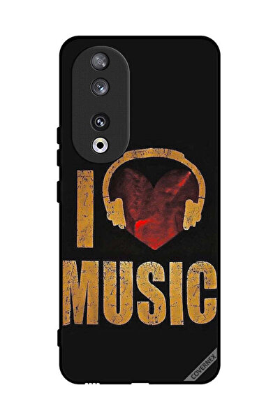 Covernex غطاء حماية لهاتف Honor 90 Vintage I Love Music