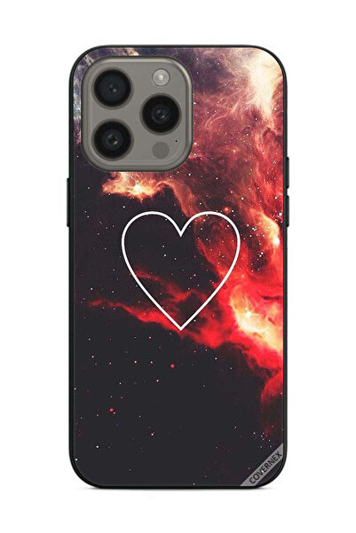 Covernex غطاء حماية لهاتف Apple iPhone 15 Pro Max قلب في الفضاء