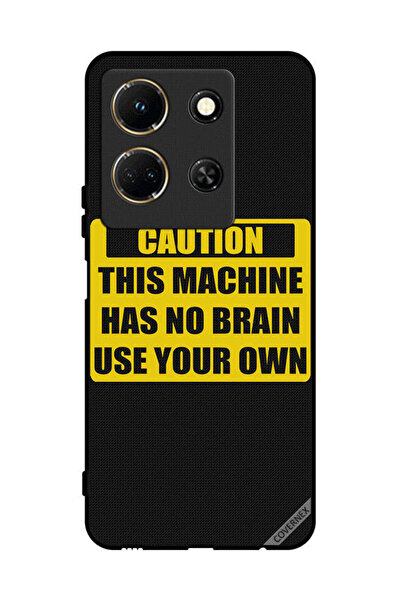 Covernex غطاء حماية لهاتف Infinix Note 30 تحذير: هذا الجهاز لا يحتوي على دماغ...