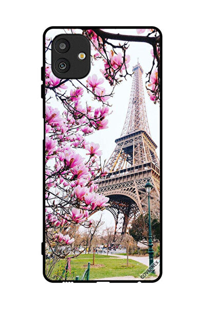 Covernex غطاء حماية لهاتف سامسونج جالاكسي M13 5G زهور وبرج إيفل