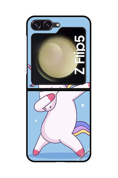 Covernex غطاء حماية لهاتف سامسونج جالاكسي زد فليب 5 يونيكورن داب