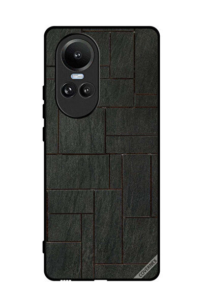 Covernex غطاء حماية لهاتف Oppo Reno10 Pro بنمط جدار حجري