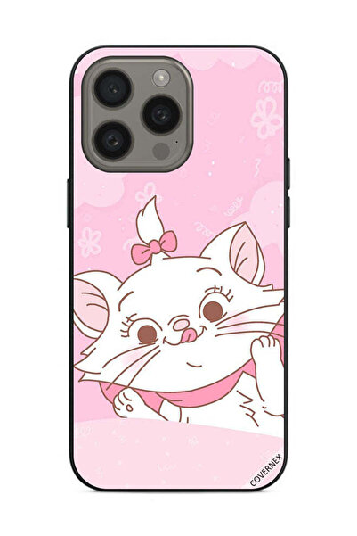 Covernex غطاء حماية لهاتف Apple iPhone 15 Pro بتصميم قطة