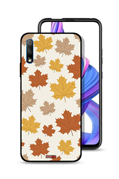 Tolwak غطاء حماية لهاتف Honor 9X (الصين) بنقشة أوراق الخريف