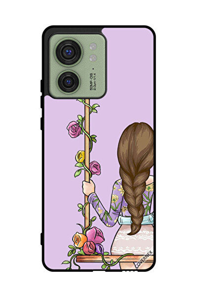 Covernex Protective Case Cover For Motorola Edge 40 Girl BFF Wallpaper
