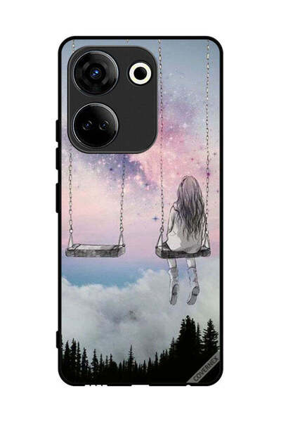 Covernex Protective Case Cover For Tecno Camon 20 Lonely Girl Art