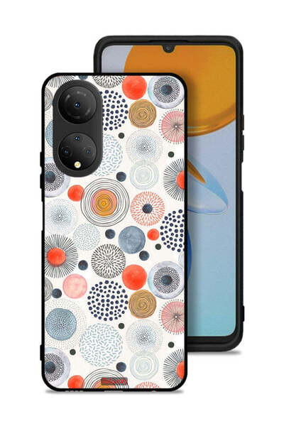 Tolwak Honor X7 Protective Case Cover Cotton Flowers Pattern