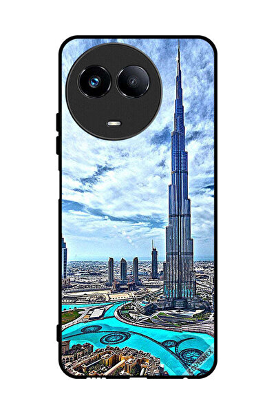 Covernex غطاء حماية لهاتف Realme 11 5G برج خليفة - غيوم مؤثرة