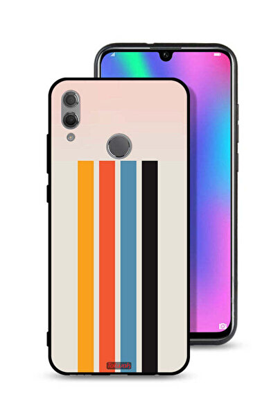 Tolwak غطاء حماية لهاتف Honor 10 Lite بنمط خطوط مستقيمة