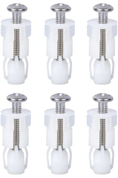 Mena Rise Diyar-Ifırsatshop Expansion Screw Toilet Seat 6 Pieces Toilet Seat Screws Toilet