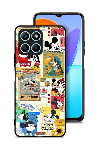 Tolwak Honor X8 5G Protective Case Cover Chose Happy And Stickers