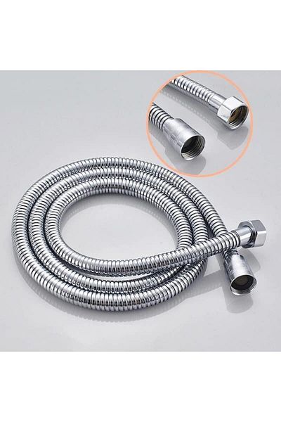 Mena Rise Diyar-Ifırsatshop Steel Chrome Shower Hose 150 cm Brass Salmon Kdh101 1017157