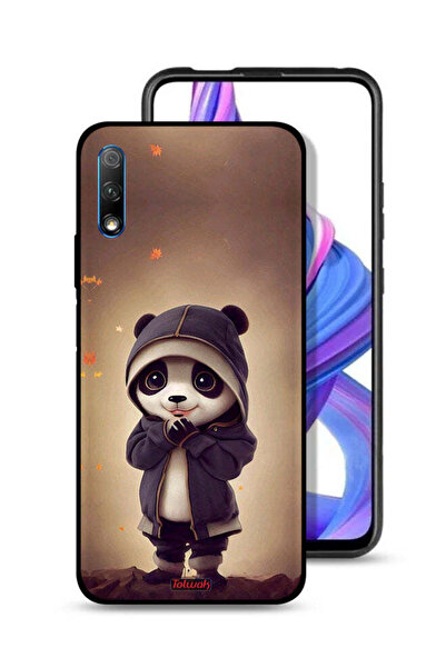 Tolwak غطاء حماية لهاتف Honor 9X (الصين) بتصميم باندا صغير لطيف