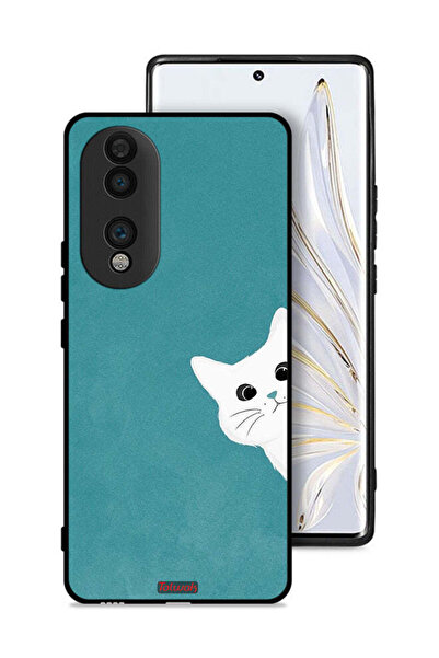 Tolwak غطاء حماية لهاتف Honor 70 بتصميم قطة