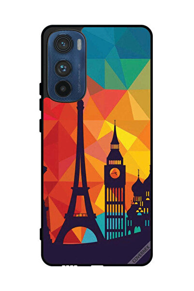 Covernex غطاء حماية لهاتف موتورولا إيدج 30 بنمط باريس الملون