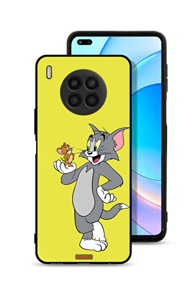 Tolwak غطاء حماية لهاتف Honor 50 Lite بتصميم توم وجيري