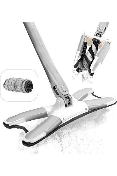 divendi-ro Mop TWIST cu autoînchidere, cap flexibil cu rotație la 360 de grade, mâner telescopic