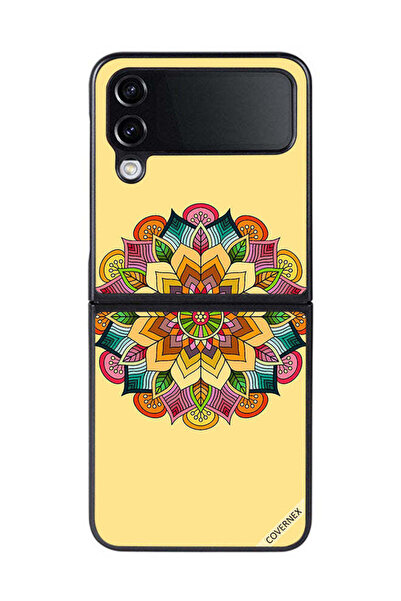 Covernex غطاء حماية لهاتف سامسونج جالاكسي زد فليب 4 بنمط ماندالا دائري