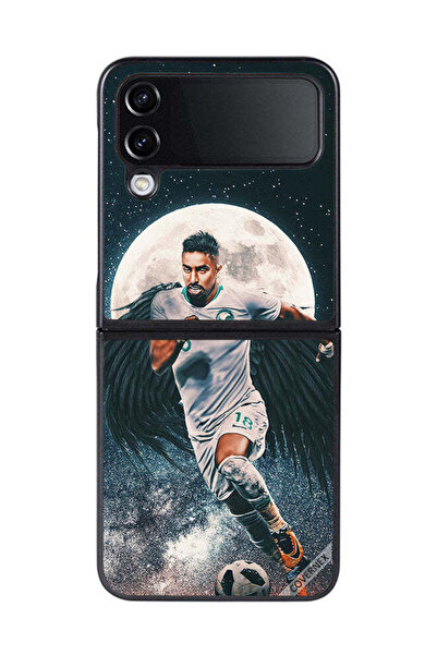 Covernex غطاء حماية لهاتف سامسونج جالكسي زد فليب 4 - سالم الدوسري يحمل كرة قدم