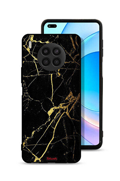 Tolwak غطاء حماية لهاتف هواوي نوفا 8i - رخامي متصدع