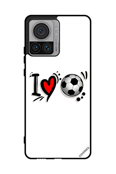 Covernex غطاء حماية لهاتف موتورولا موتو X30 برو - أحب كرة القدم